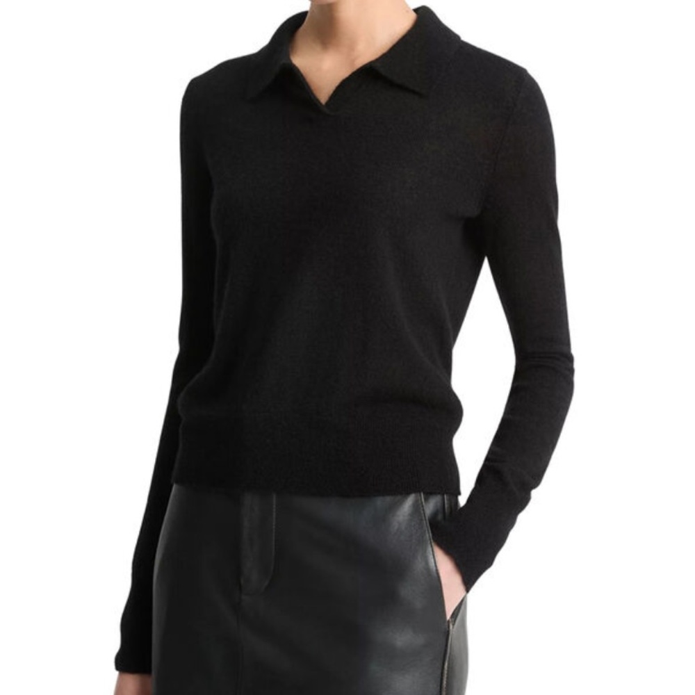 NWOT Wool Blend Polo Sweater